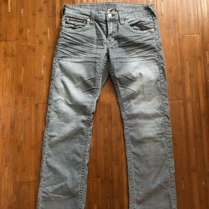 True Religion Ricky gray jeans size 32